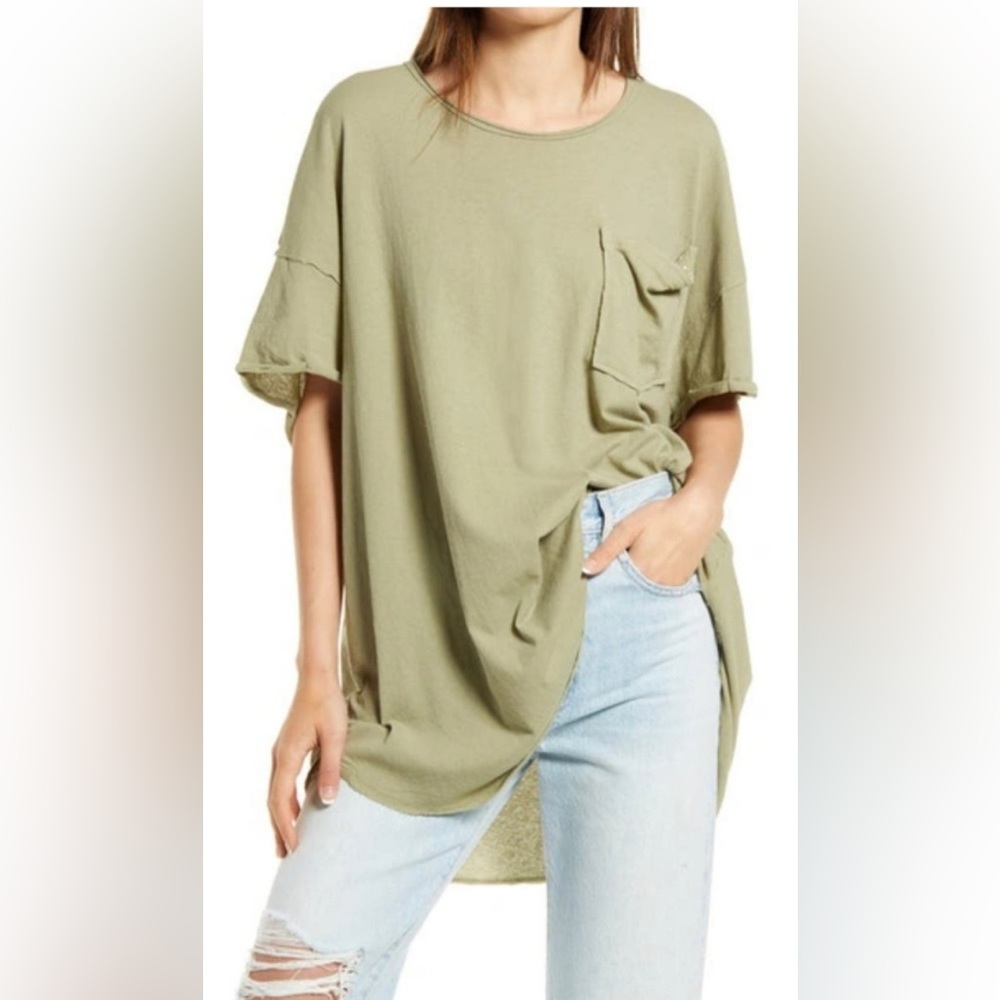 Free People Take It Easy Oversized Tee XL